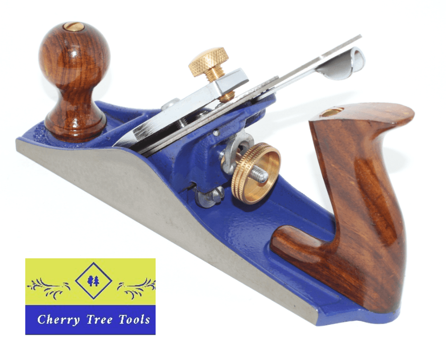 Planes & Spokeshaves - woodworking tools: close-up of an advanced plane by Cherry Tree Tools showcasing precision craftsmanship.