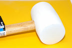Blue Spot 16oz White Rubber mallet by Cherry Tree Tools, rubber striking face to prevent scuff marks