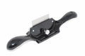 Spear & Jackson Cabinet Scraper with knurled silver cutter retaining screw and black gloss finish on a white background