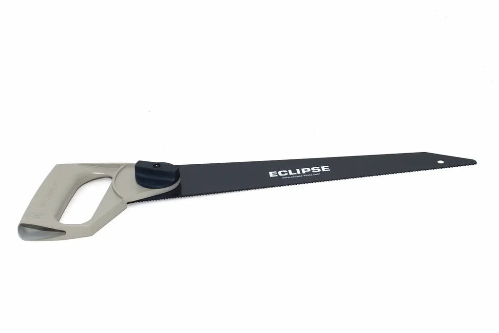 Eclipse Professional General Purpose Saw by Cherry Tree Tools, grey and dark blue, die cast metal handle