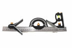 Eclipse Professional Combination Set featuring a 300mm stainless steel ruler and durable alloy heads for precise measurement.