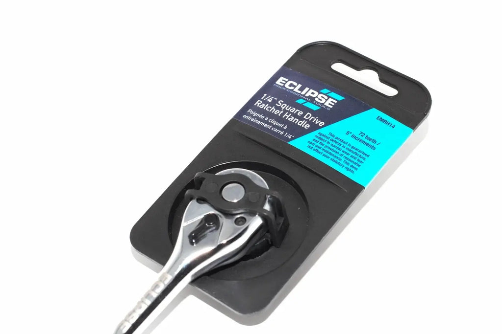 Eclipse Professional Ratchet Handle 14 inch Drive by Cherry Tree Tools, chrome vanadium steel, quick release button
