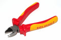 Eclipse Professional VDE Side Cut Pliers by Cherry Tree Tools in red and yellow with insulated handles