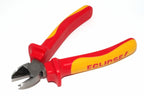 Eclipse Professional VDE Side Cut Pliers by Cherry Tree Tools in red and yellow with insulated handles
