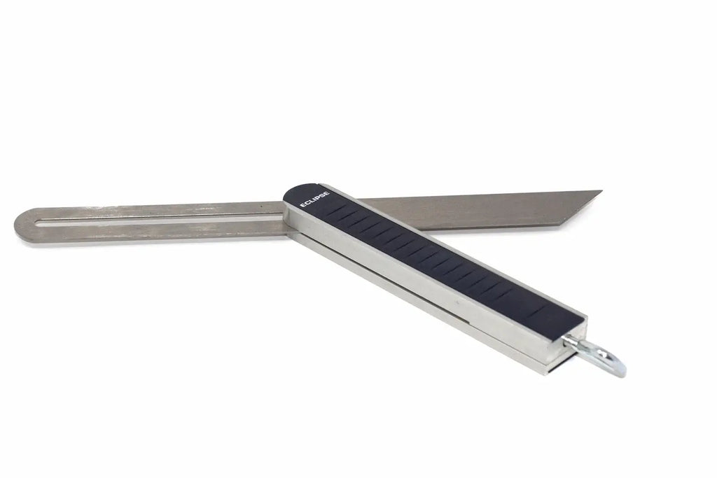 Eclipse Professional 250mm Sliding Bevel by Cherry Tree Tools, silver steel sliding bevel marking out tool