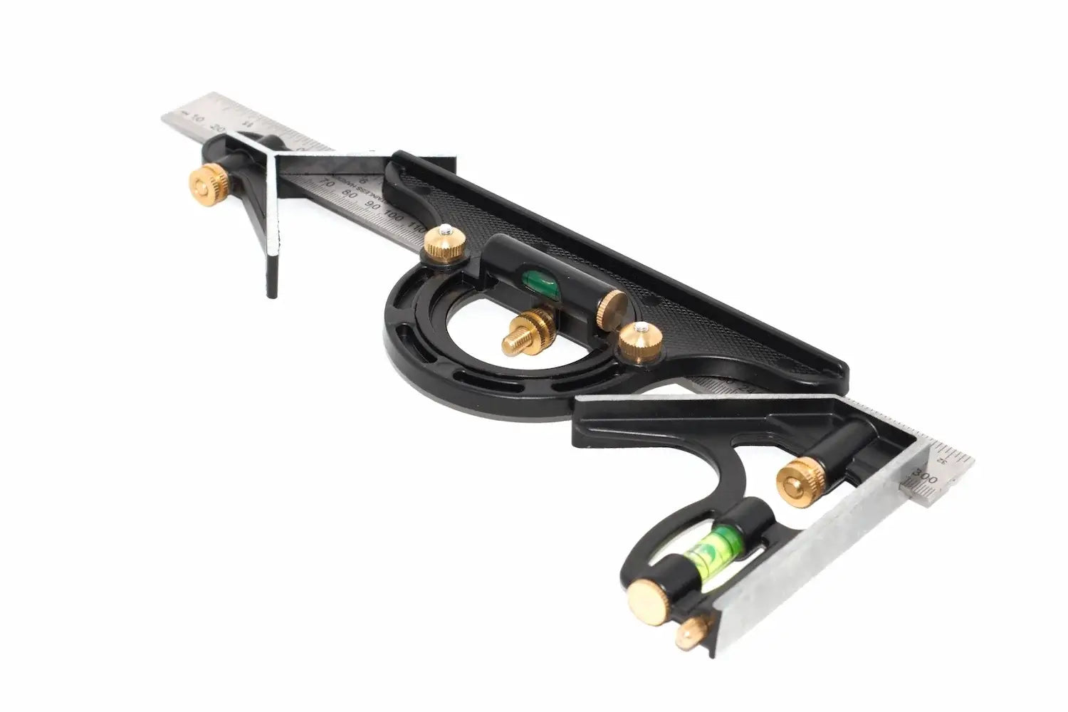 Eclipse Professional Combination Set featuring a 300mm stainless steel ruler and durable alloy heads for precise measuring.