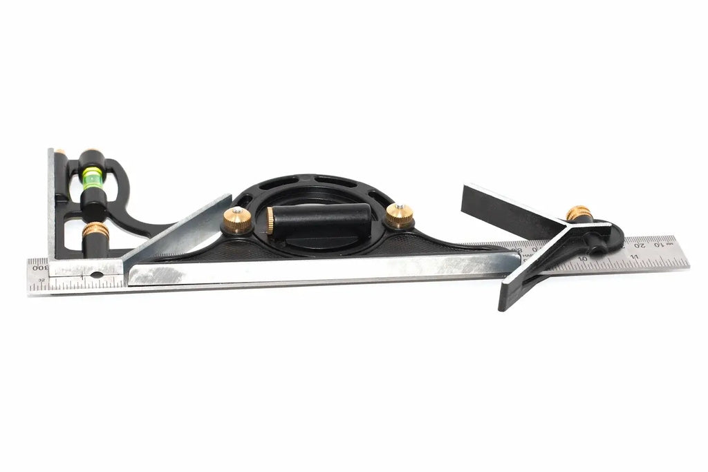 Eclipse Professional Combination Set measuring and marking square with stainless steel ruler and alloy heads