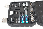 Eclipse Professional 34pc Socket Set 1 4 inch and 3 8 inch drive by Cherry Tree Tools in chrome vanadium steel