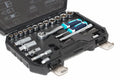 Eclipse Professional 34pc Socket Set 14 inch and 38 inch drive by Cherry Tree Tools, chrome vanadium steel