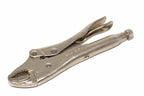 Eclipse Professional 7" locking pliers by Cherry Tree Tools in silver steel with ergonomic handle