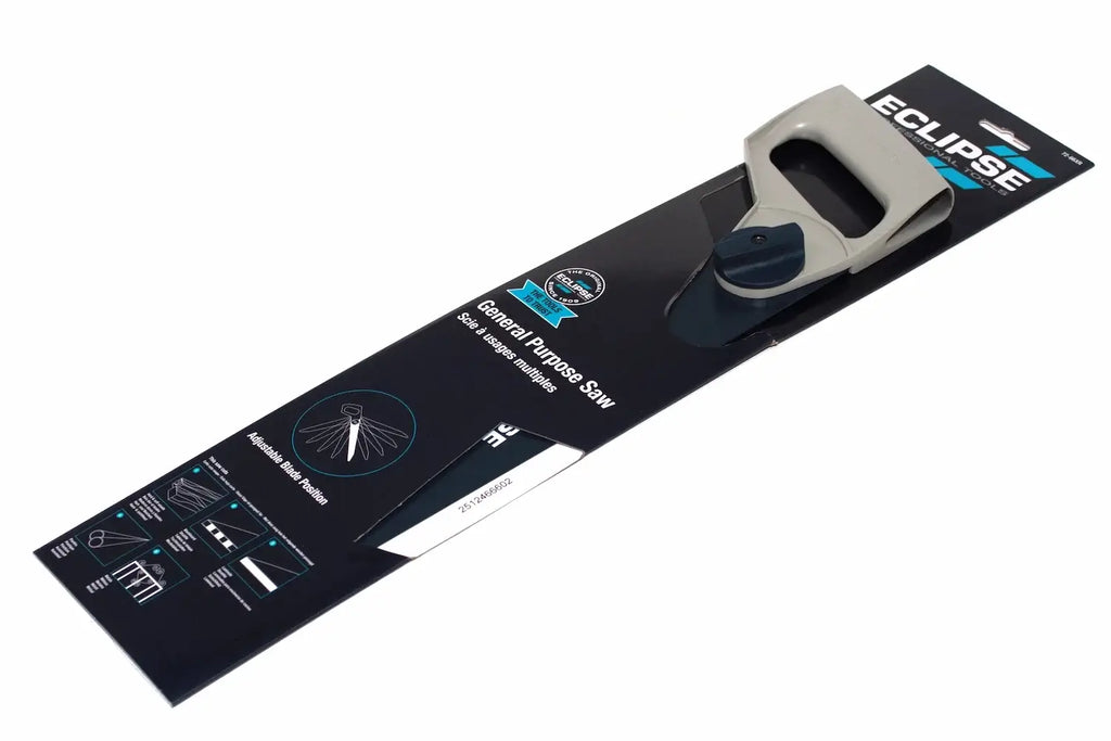 Eclipse Professional General Purpose Saw by Cherry Tree Tools with die cast metal handle and black blade