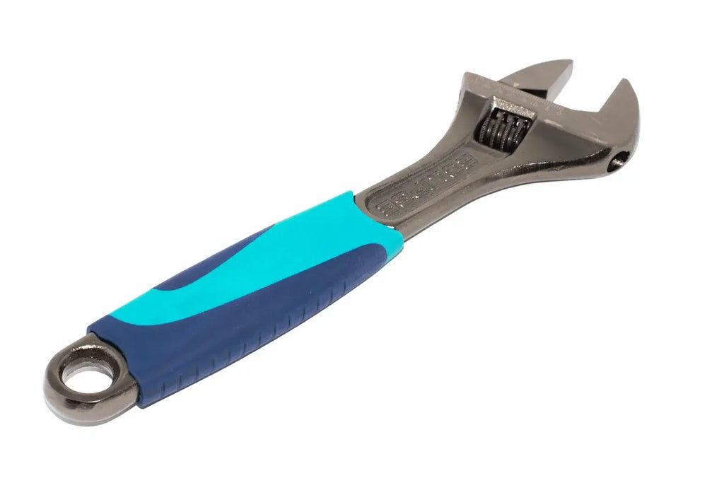 Eclipse 10" adjustable wrench by Cherry Tree Tools with alloy steel jaws and lacquer finish