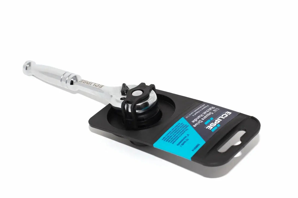 Eclipse Professional Ratchet Handle 14 inch drive by Cherry Tree Tools, chrome vanadium steel body, quick release