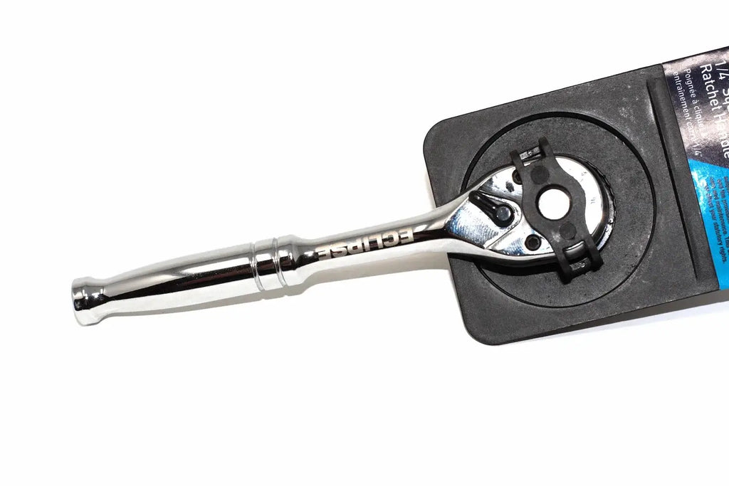 Eclipse Professional Ratchet Handle 14 inch Drive by Cherry Tree Tools, chrome vanadium steel quick release