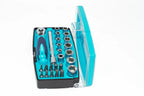 Eclipse 25 Piece Socket Set 1 4 inch Drive by Cherry Tree Tools, chrome vanadium sockets in a storage case