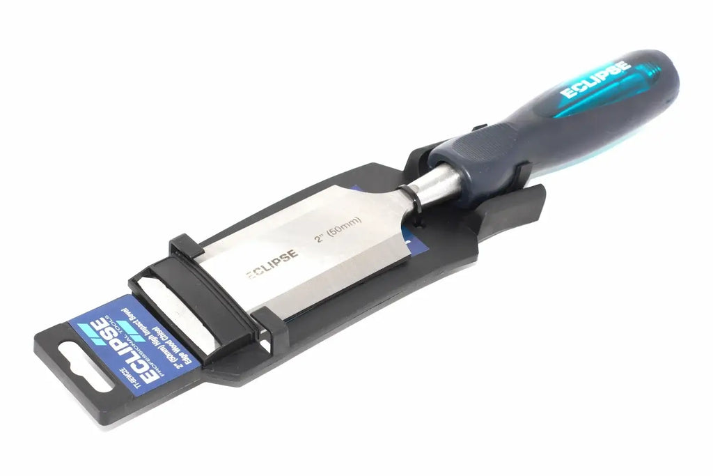 Eclipse Professional 2" wood chisel by Cherry Tree Tools with hardened chrome vanadium steel blade
