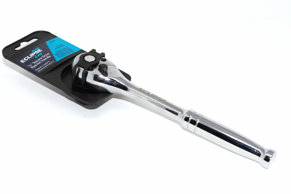 Eclipse Professional Ratchet handle 38 inch drive by Cherry Tree Tools, polished chrome vanadium steel for sockets