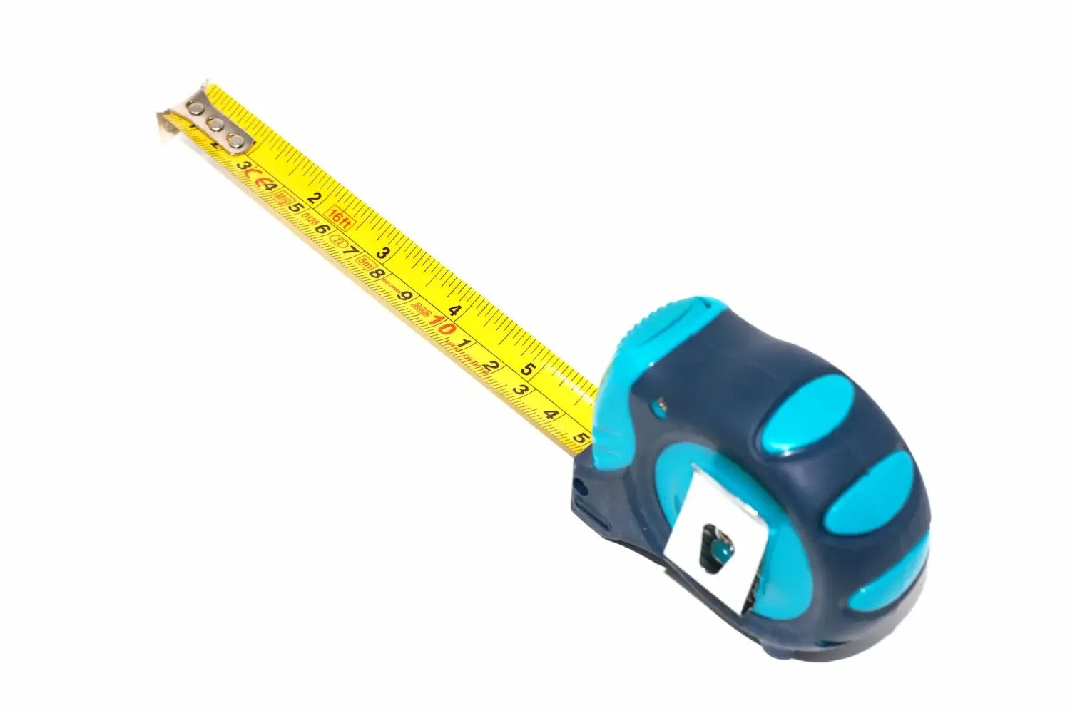 Eclipse Professional 5m Tape Measure by Cherry Tree Tools, blue soft grip handle and 16 foot tape
