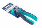 Eclipse 6" Diagonal Cutting Nippers by Cherry Tree Tools, turquoise and navy with precision-ground blades