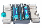 Eclipse 78pc Mini Socket Insert Bit Set by Cherry Tree Tools, blue and silver 1 4 inch drive for confined spaces