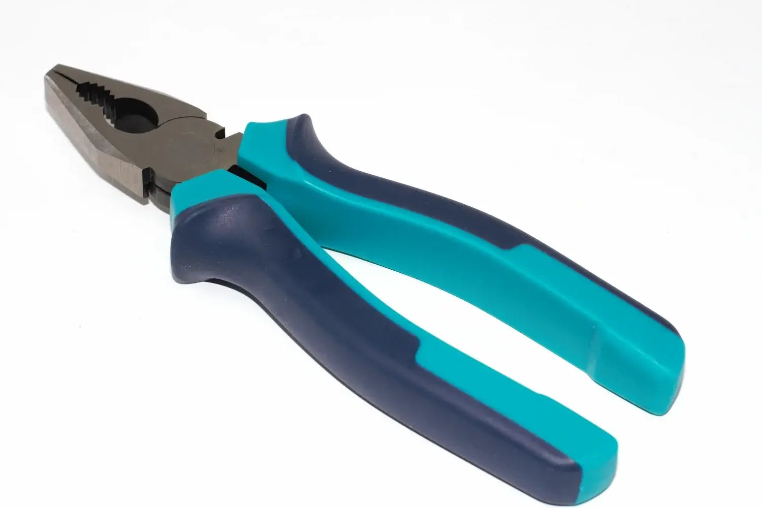 Eclipse Professional 7" Engineers Pliers by Cherry Tree Tools, blue and black soft grip for electrical work