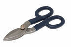 Eclipse Professional 7" Tin Snips by Cherry Tree Tools with blue handles and hardened jaws for sheet metal
