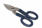 Eclipse Professional 7" tin snips by Cherry Tree Tools with blue ergonomic handles and hardened jaws