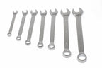 Eclipse Combination Spanner Set by Cherry Tree Tools in chrome vanadium steel with open and ring ends