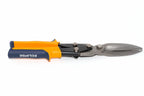 Eclipse Professional Tin Snips Extra Cut by Cherry Tree Tools, orange and navy, pivot design for leverage