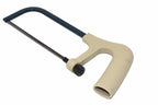 Eclipse Professional Mini Hacksaw by Cherry Tree Tools with beige plastic pistol grip and steel epoxy coated frame