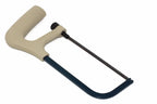 Eclipse Professional Mini Hacksaw by Cherry Tree Tools with beige epoxy coated frame and plastic pistol grip