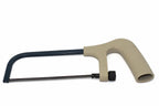 Eclipse Professional Mini Hacksaw by Cherry Tree Tools with dark blue steel frame and plastic pistol grip for fine cutting