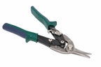Eclipse Professional Tin Snips Right Hand Cut by Cherry Tree Tools, green and black spring loaded handles
