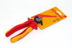 Eclipse Professional VDE Side Cut Pliers by Cherry Tree Tools, insulated red and yellow handles with tapered head