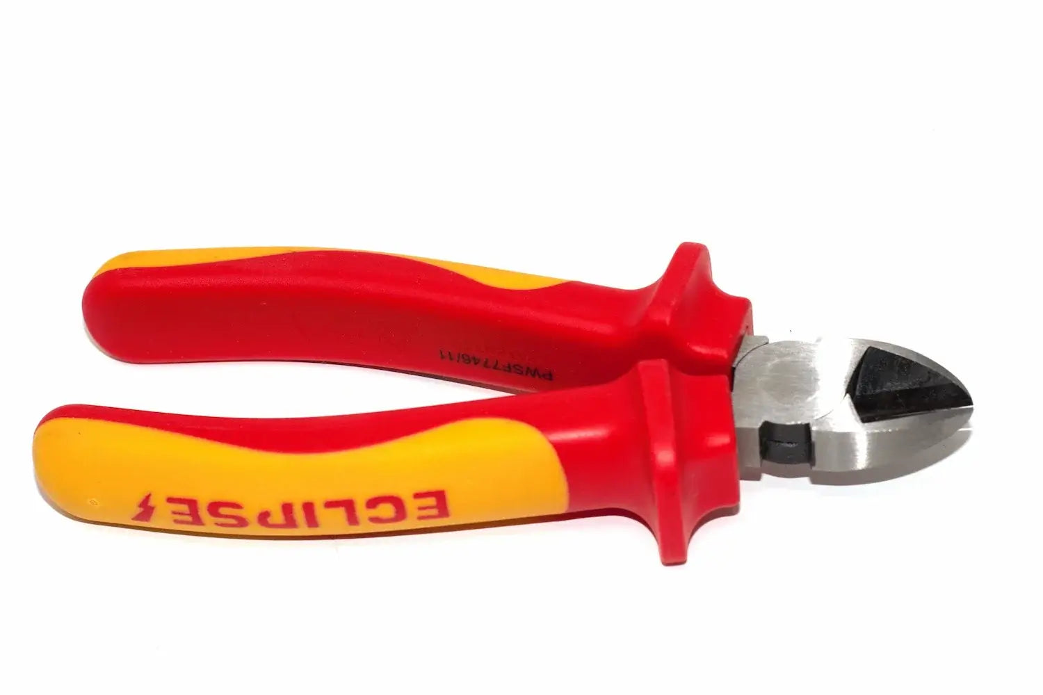 Eclipse Professional VDE Side Cut Pliers by Cherry Tree Tools, red insulated side cutting pliers with tapered head
