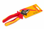 Eclipse 7" VDE insulated pliers by Cherry Tree Tools in red and yellow with ergonomic grip handles