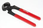 Eclipse Professional Carpenters Pincers by Cherry Tree Tools, red and black end cutting nippers with bevelled jaw edges