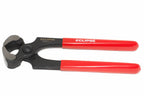 Eclipse Professional Carpenters Pincers by Cherry Tree Tools, red and black end cutting nippers with bevelled jaws