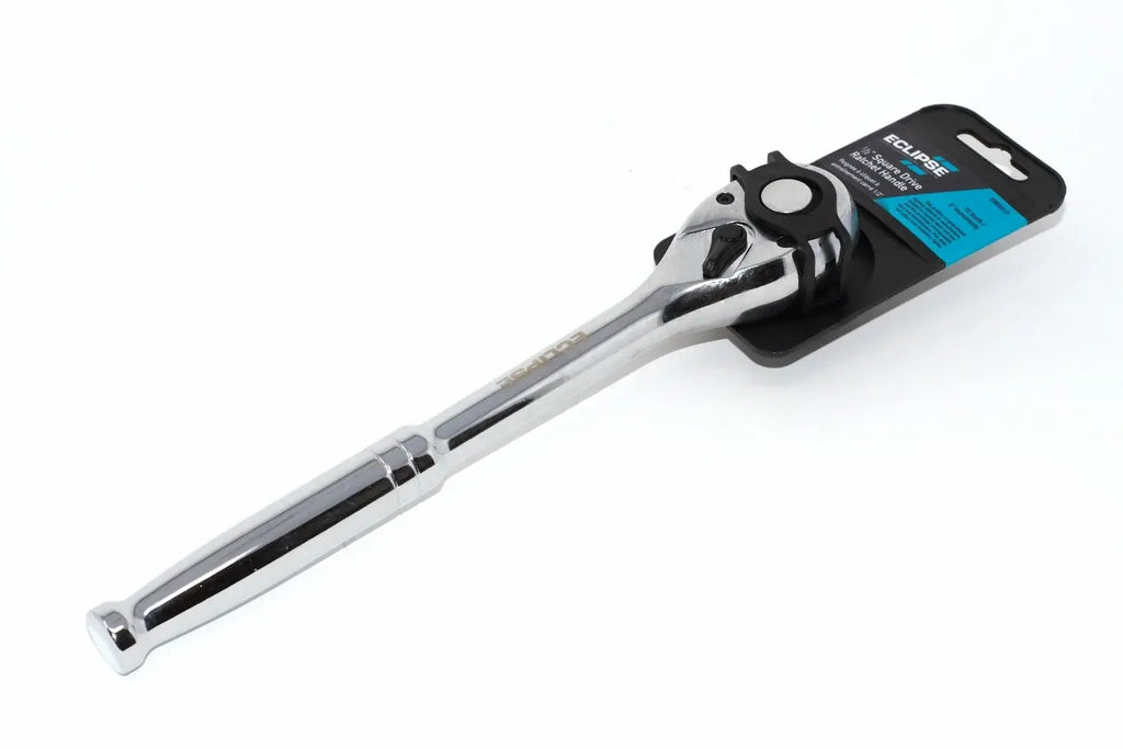 Eclipse Professional Ratchet Handle 12 inch Drive by Cherry Tree Tools in chrome vanadium steel with quick release button
