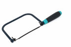 Eclipse Professional Coping Saw- 14tpi Blade by Cherry Tree Tools with quick blade change, blue and black