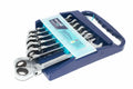 Eclipse Flex Combination Spanner set by Cherry Tree Tools in blue with flex ring ends for confined spaces