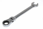 Eclipse Flex Combination Spanner set by Cherry Tree Tools in satin chrome vanadium steel with flex ring end