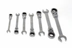 Eclipse Flex Combination Spanner set by Cherry Tree Tools, chrome vanadium steel with satin finish
