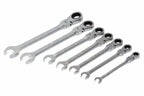 Eclipse Flex Combination Spanner set by Cherry Tree Tools, chrome vanadium steel with satin finish