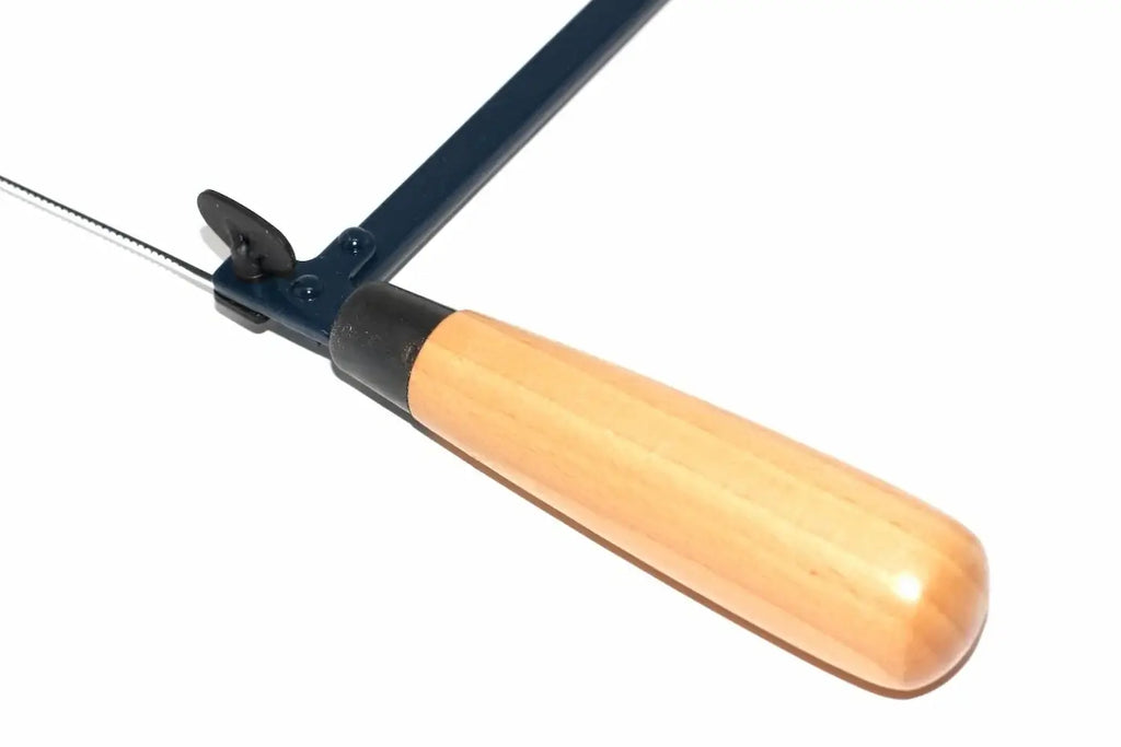 Eclipse Professional Fretsaw Woodworking by Cherry Tree Tools fretsaw woodworking hand saw with blue and wooden handle