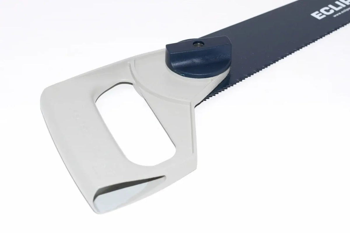 Eclipse Professional General Purpose Saw by Cherry Tree Tools with a white die cast metal handle and dark blade