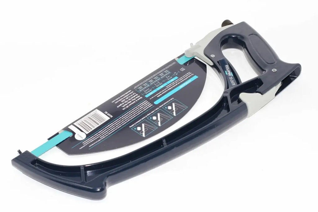 Eclipse Professional Hacksaw High Tension by Cherry Tree Tools, black and grey high tension hacksaw for metal cutting