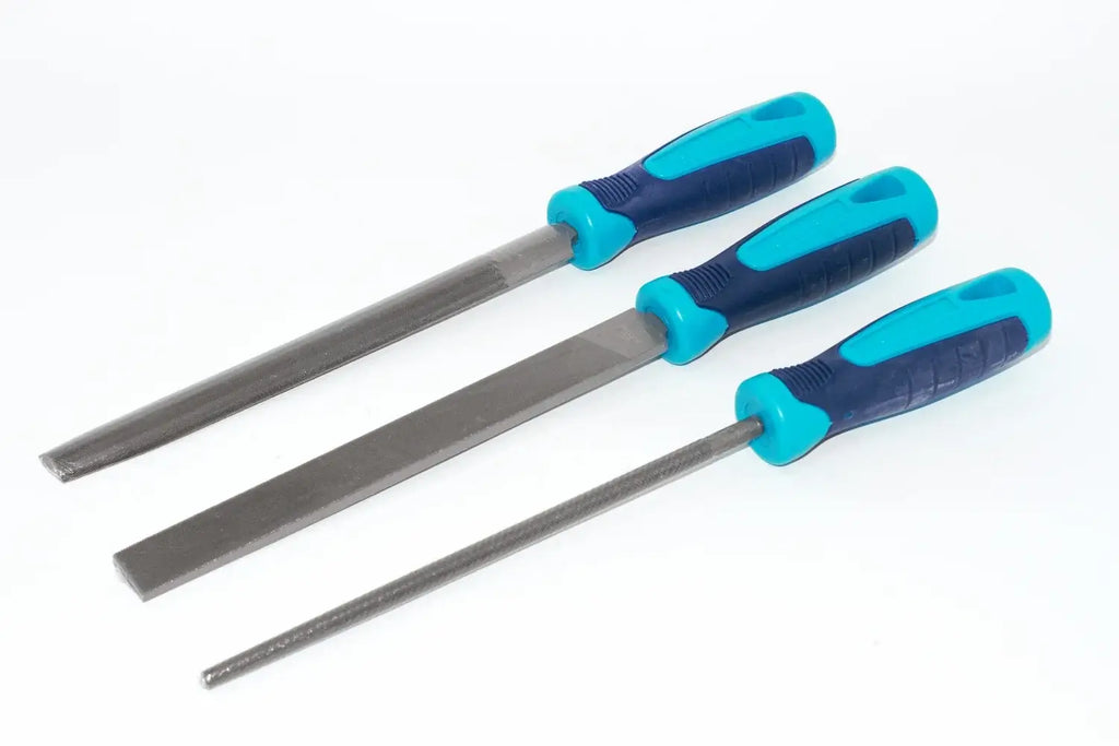 Eclipse Professional 3pc File Set- 2nd Cut by Cherry Tree Tools metalworking file set, hardened steel blades