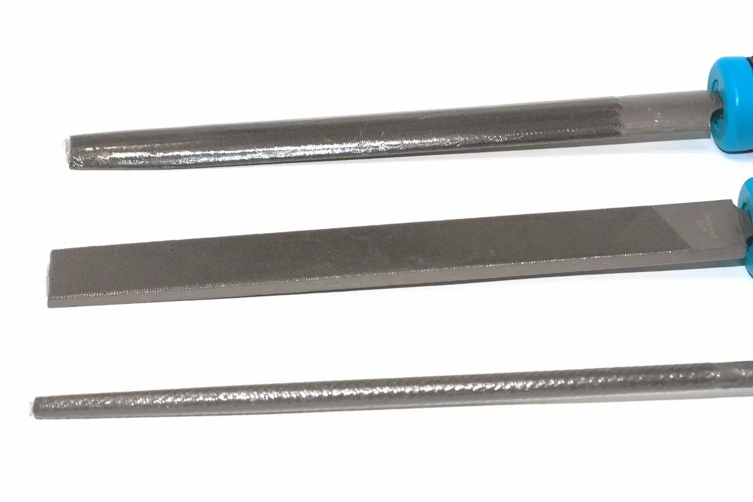 Eclipse Professional 3pc File Set- 2nd Cut by Cherry Tree Tools, metalworking file set with hardened steel blades