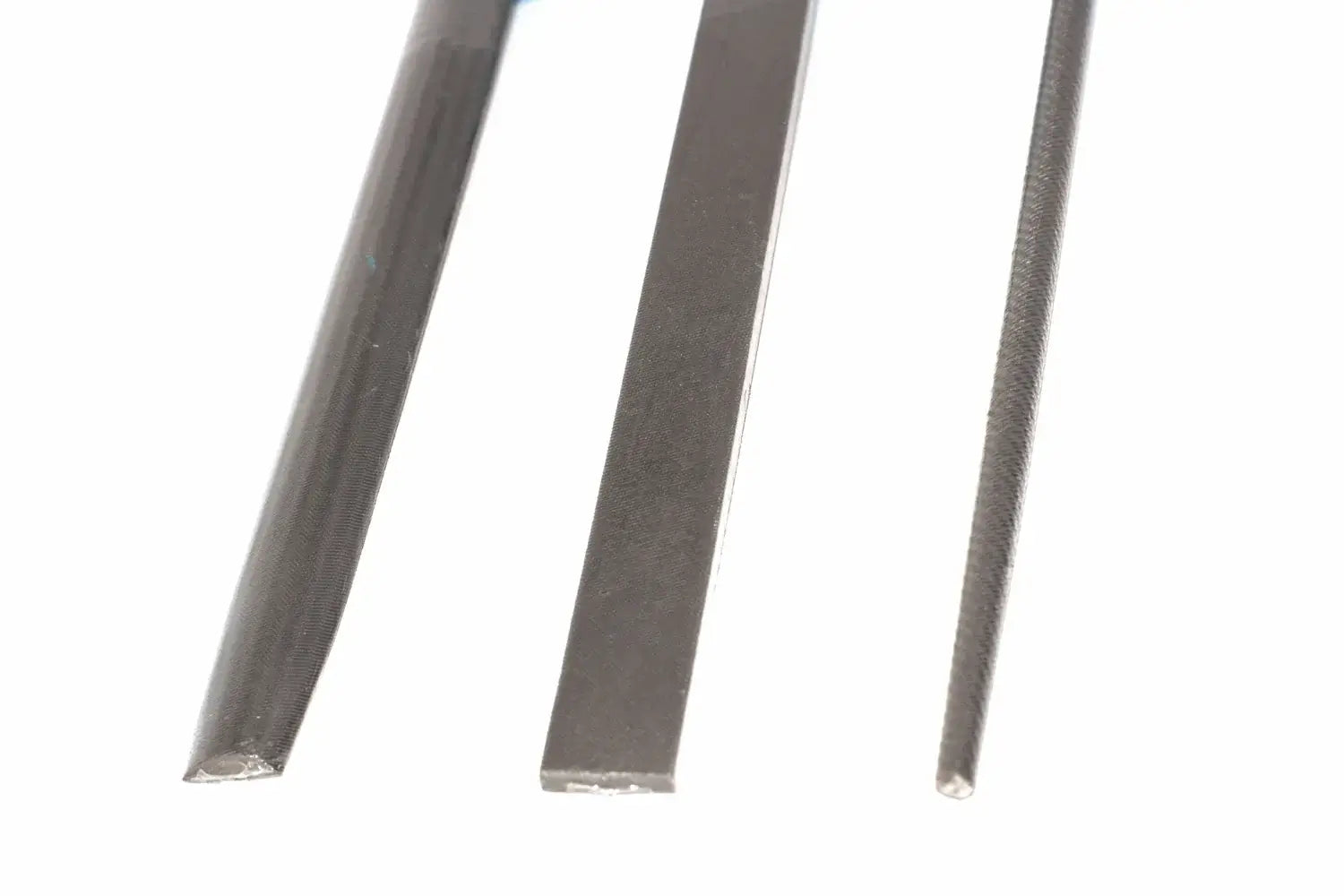Eclipse Professional 3pc File Set 2nd Cut by Cherry Tree Tools, hardened steel blades with fine cutting teeth